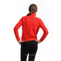 Mais vendidos estilo atraente style red 100% cashmere sweater